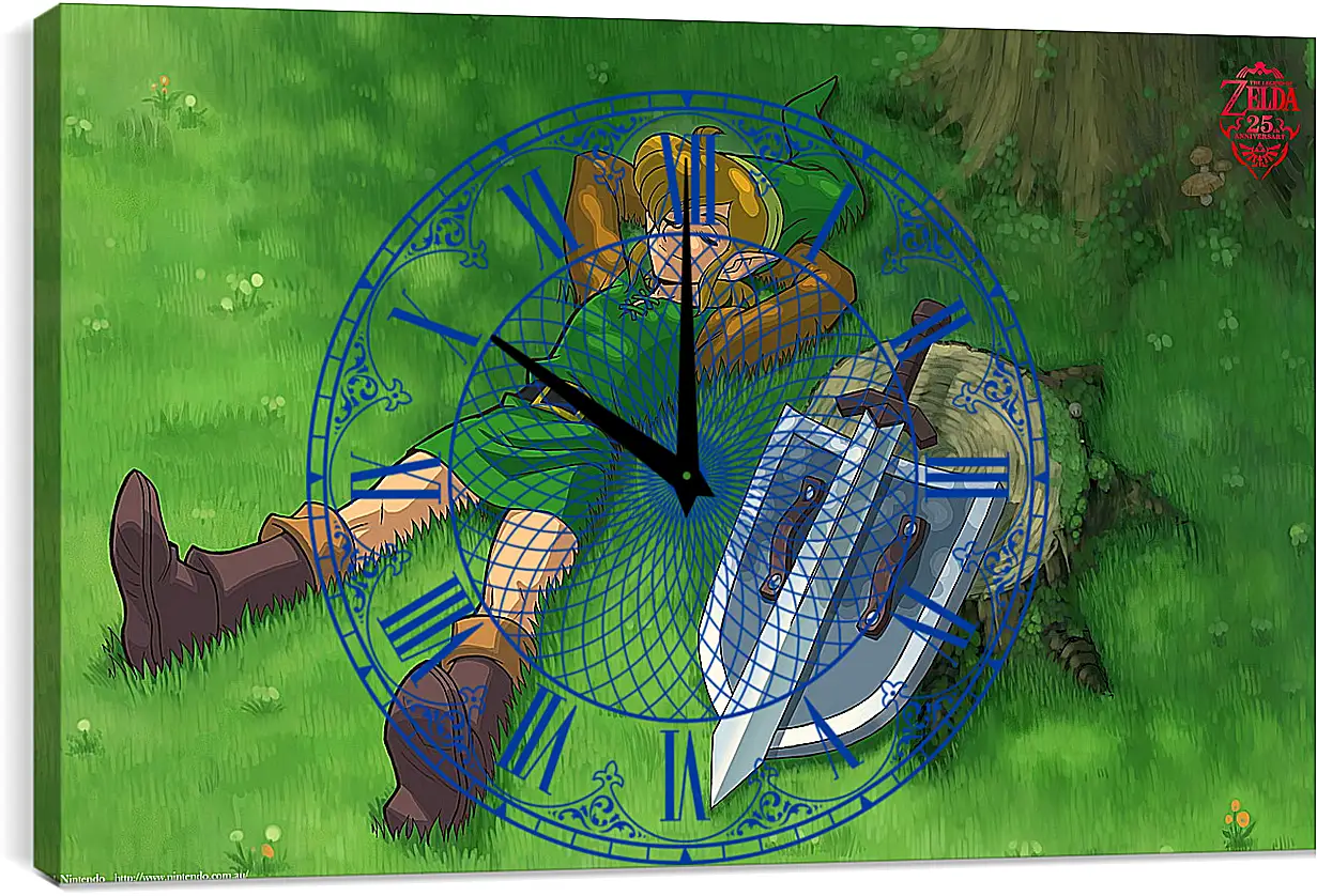 Часы картина - Zelda
