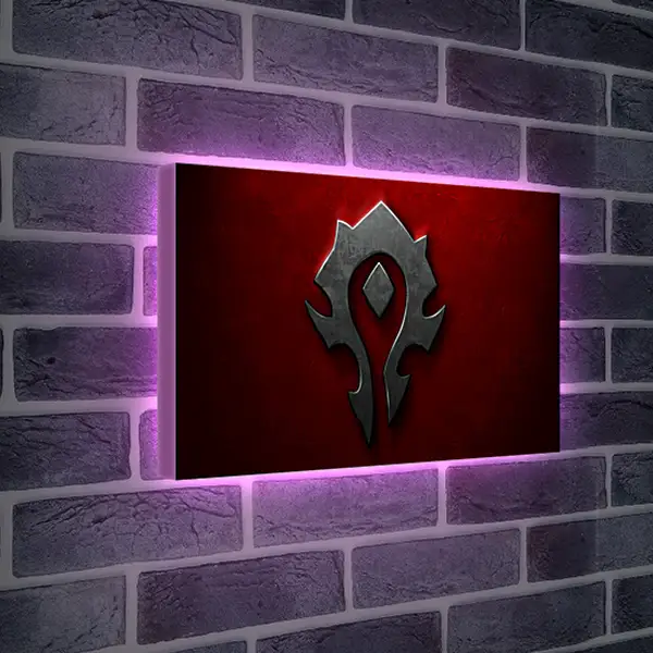 Лайтбокс световая панель - World Of Warcraft