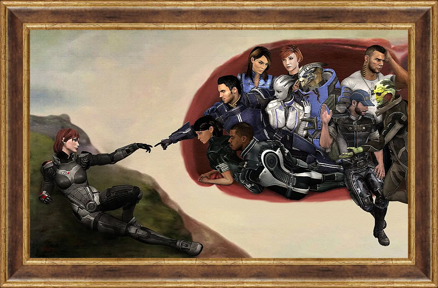 Картина в раме - Mass Effect 3