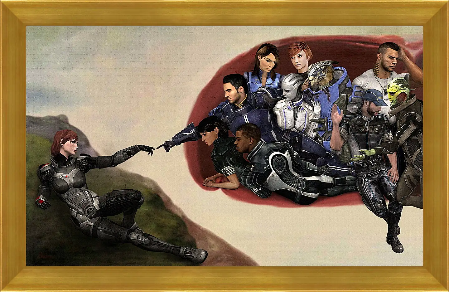 Картина в раме - Mass Effect 3