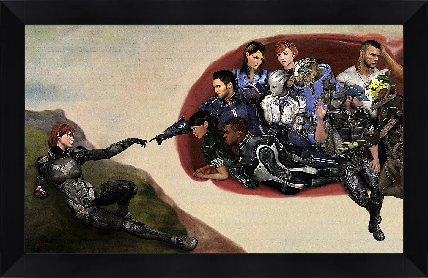 Картина в раме - Mass Effect 3