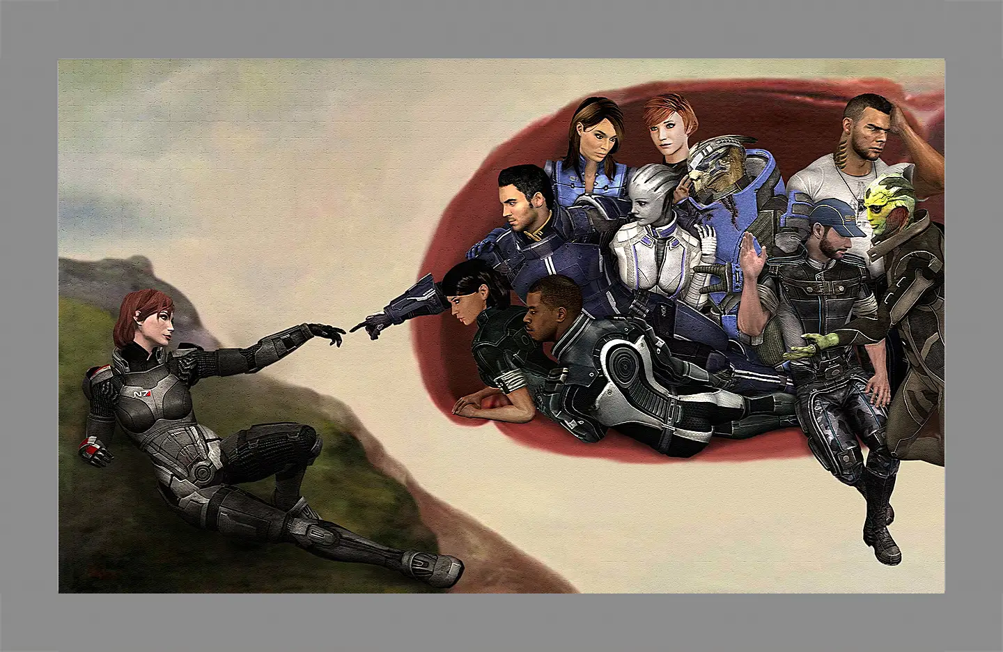 Картина в раме - Mass Effect 3