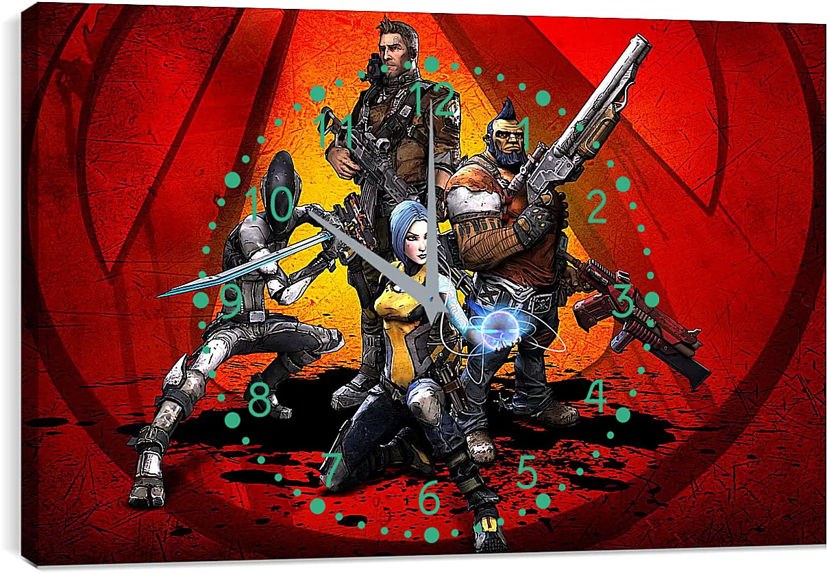 Часы картина - Borderlands 2
