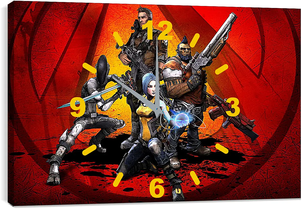 Часы картина - Borderlands 2
