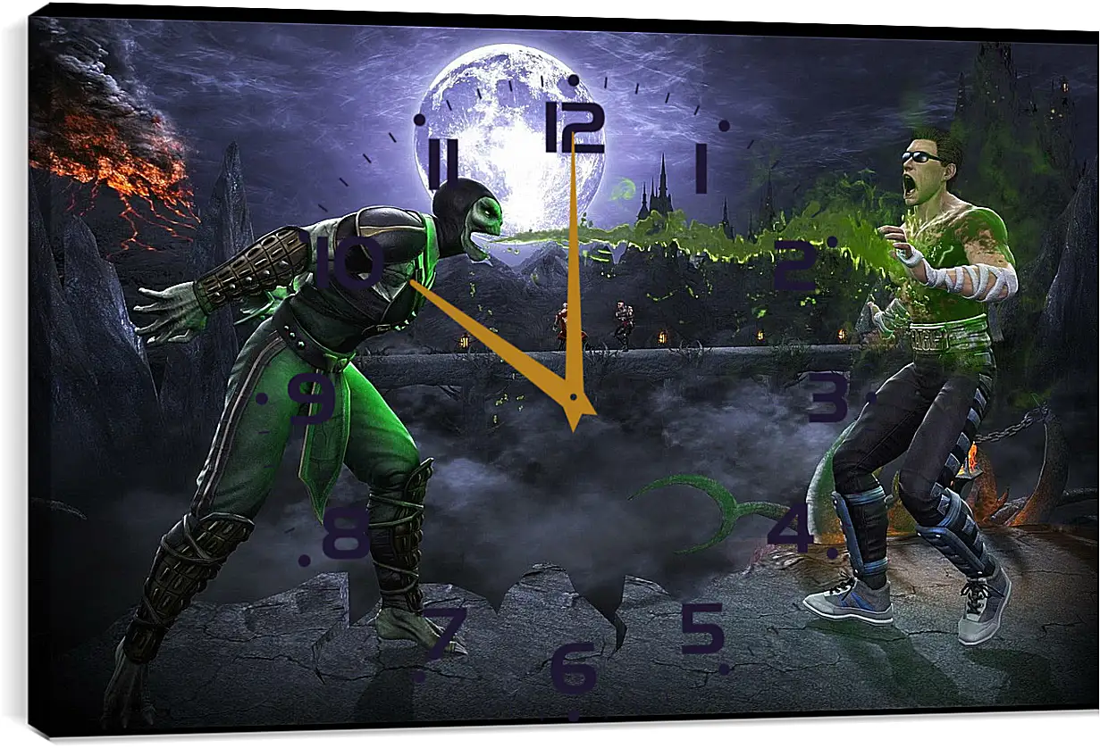 Часы картина - Mortal Kombat