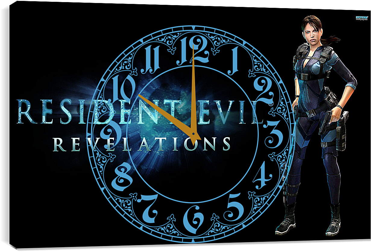 Часы картина - Resident Evil
