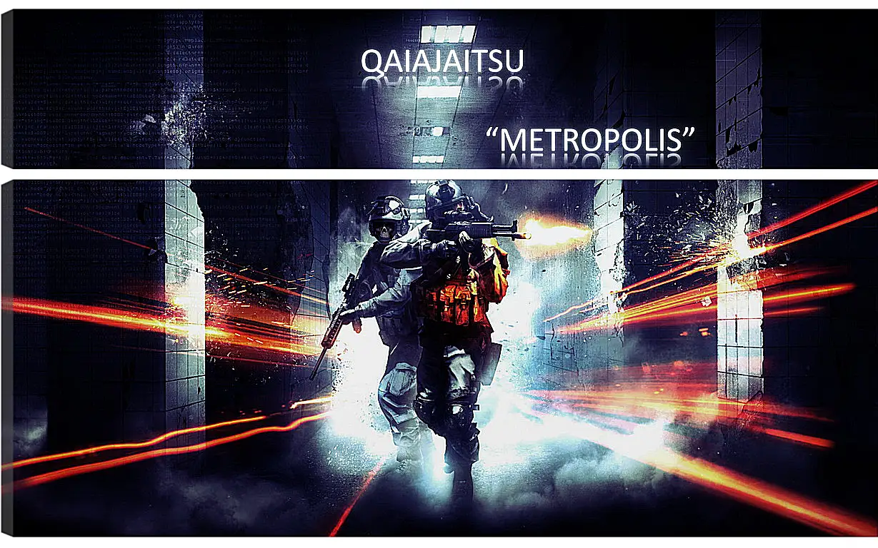 Модульная картина - Battlefield 3