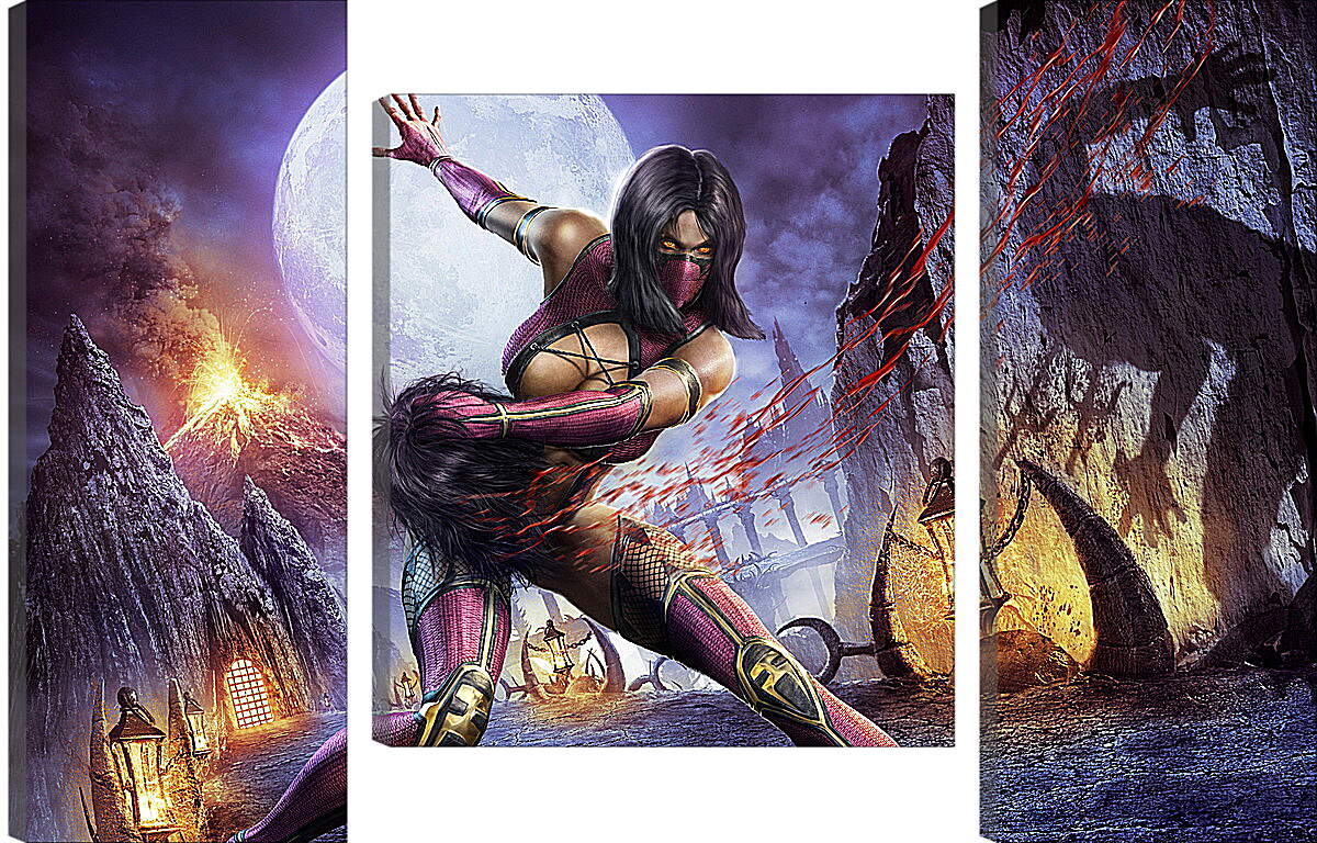 Модульная картина - Mortal Kombat