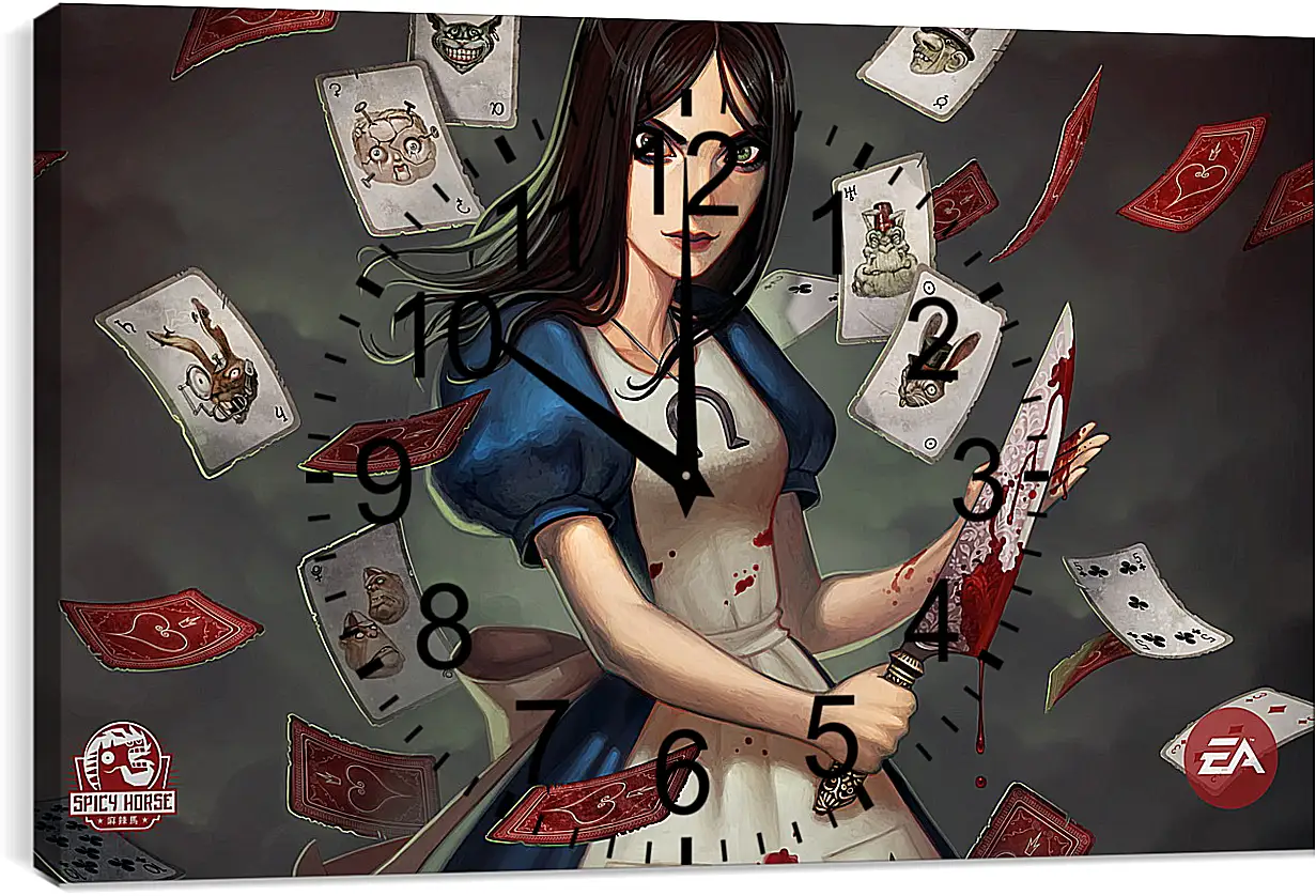 Часы картина - Alice: Madness Returns
