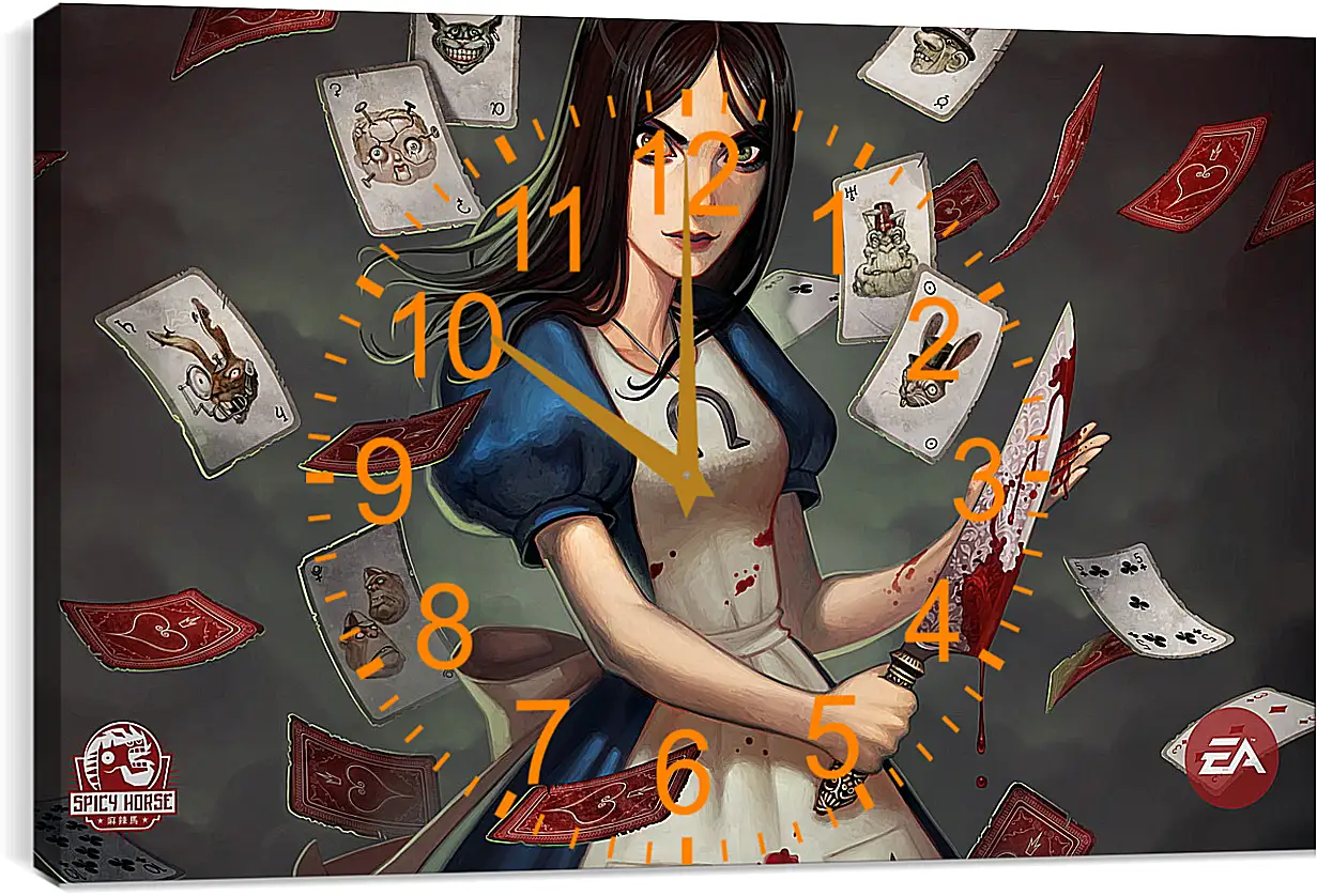 Часы картина - Alice: Madness Returns
