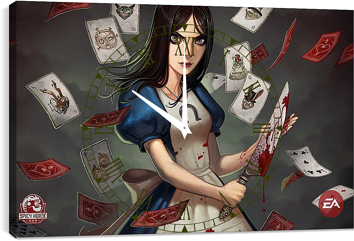 Часы картина - Alice: Madness Returns
