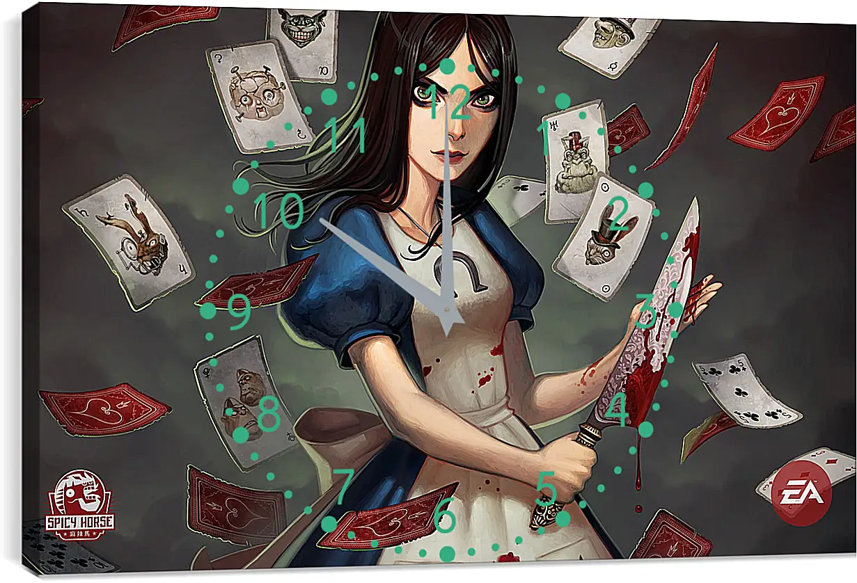 Часы картина - Alice: Madness Returns
