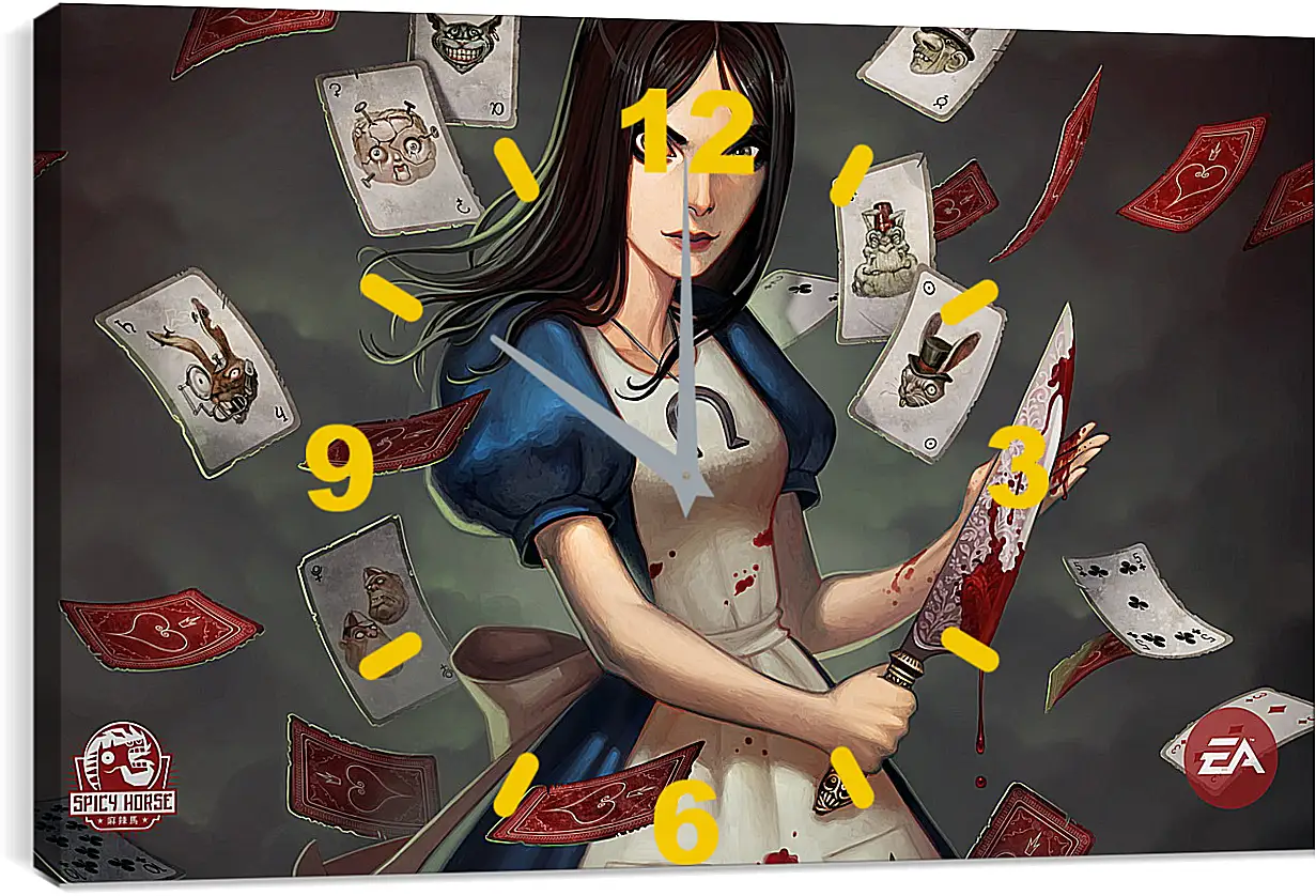 Часы картина - Alice: Madness Returns
