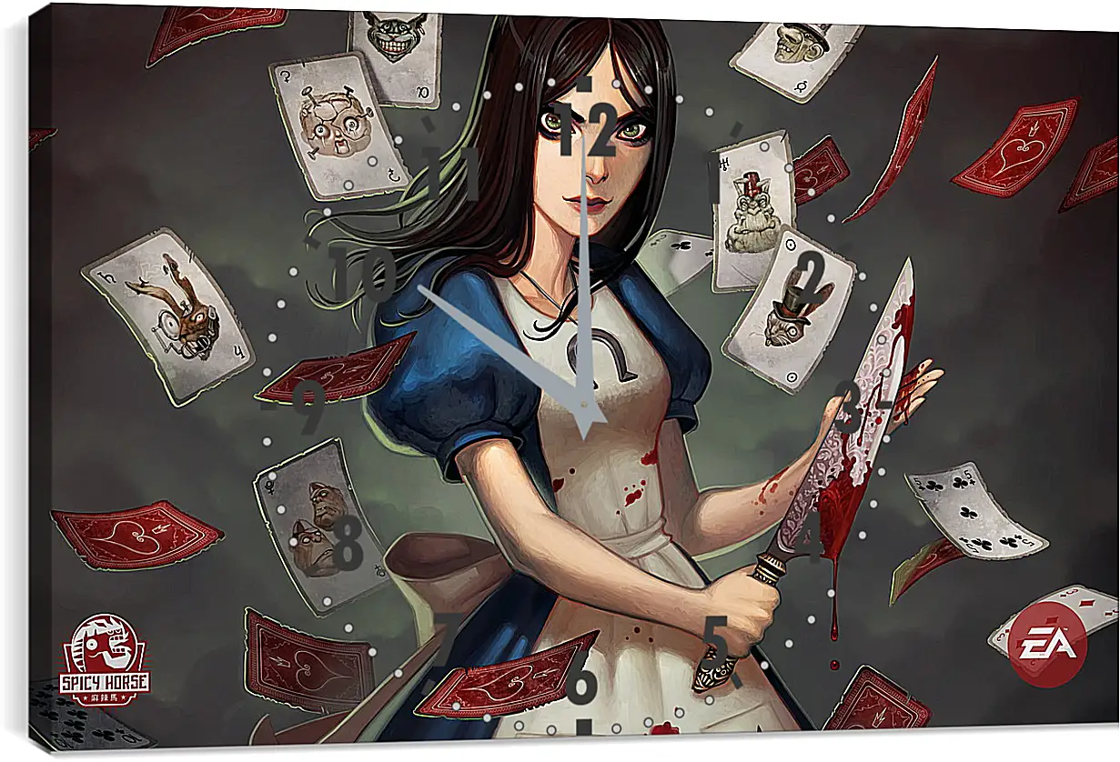 Часы картина - Alice: Madness Returns
