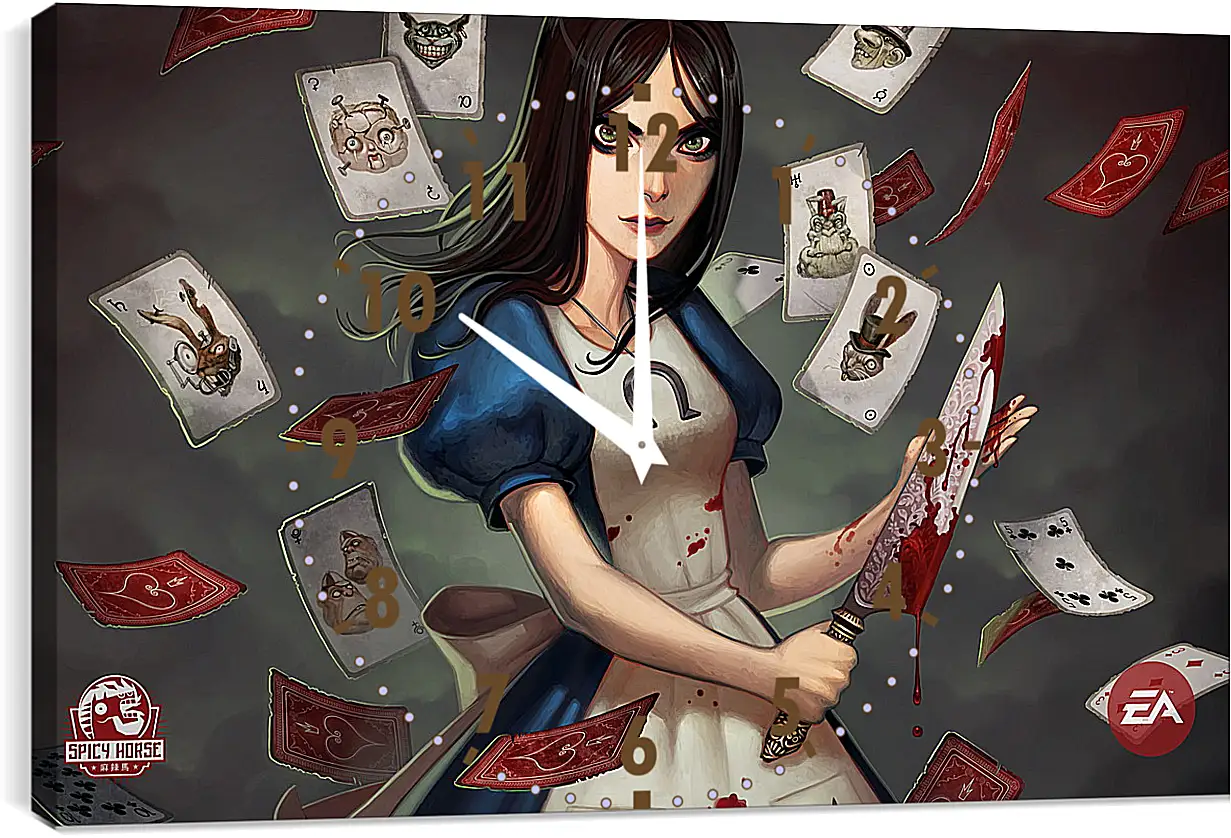 Часы картина - Alice: Madness Returns
