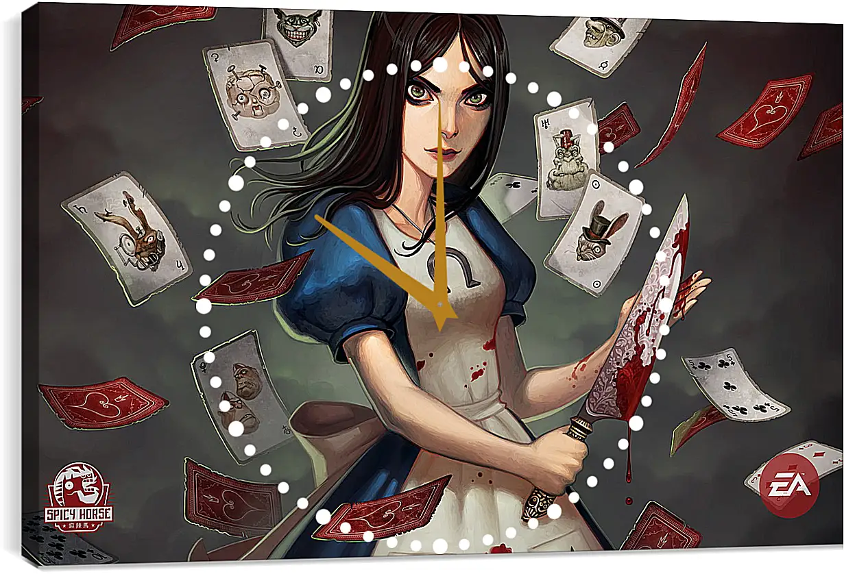 Часы картина - Alice: Madness Returns
