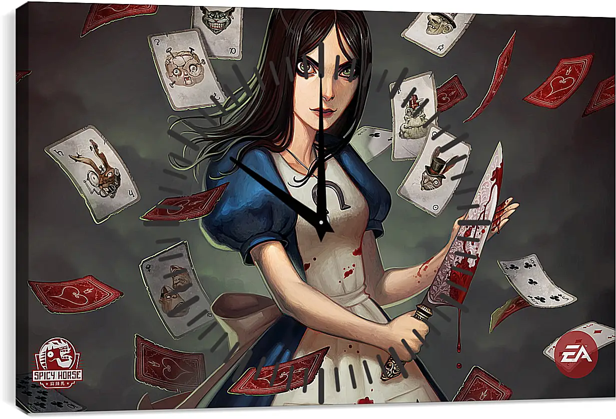 Часы картина - Alice: Madness Returns
