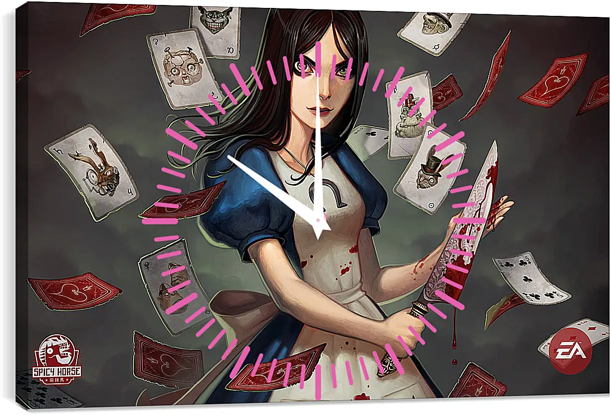 Часы картина - Alice: Madness Returns
