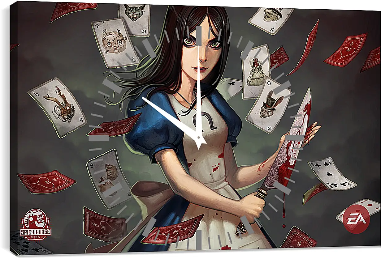 Часы картина - Alice: Madness Returns
