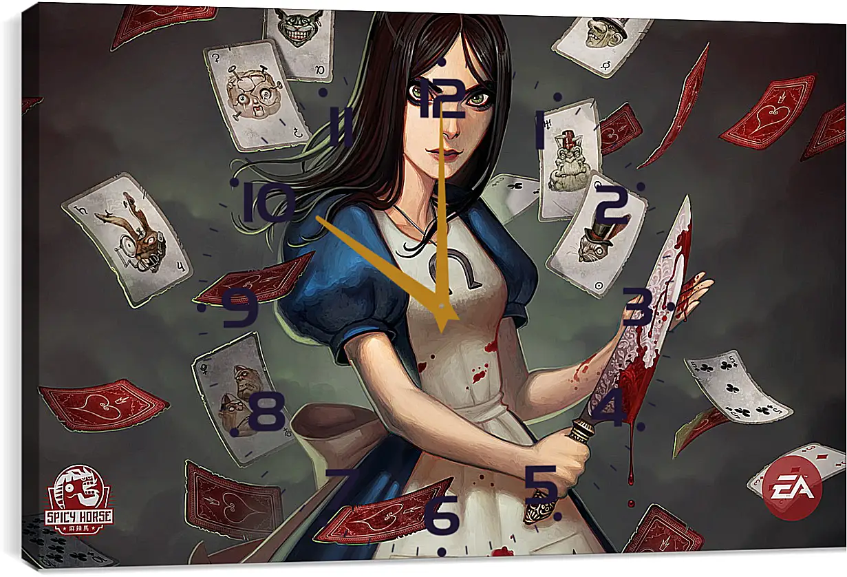 Часы картина - Alice: Madness Returns
