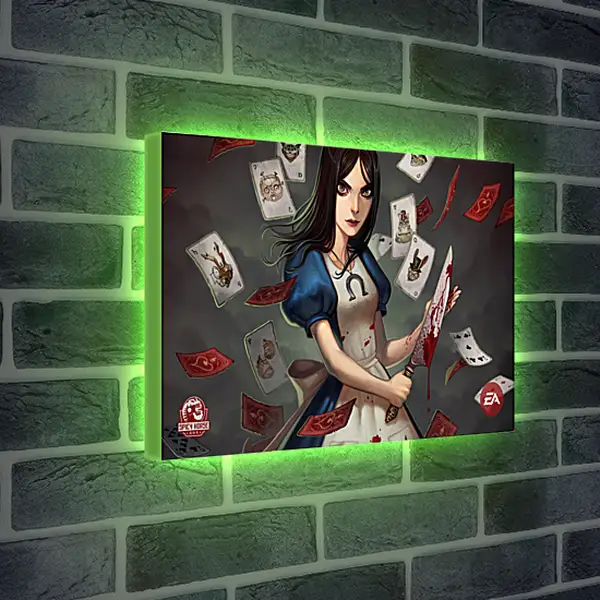 Лайтбокс световая панель - Alice: Madness Returns
