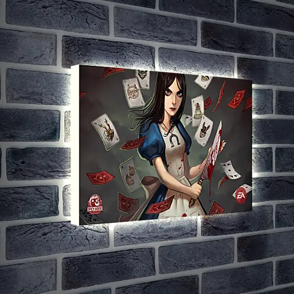 Лайтбокс световая панель - Alice: Madness Returns
