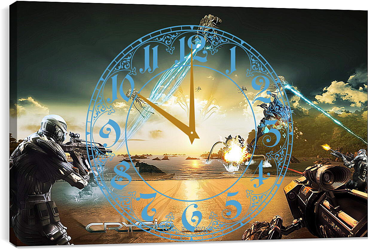 Часы картина - Crysis
