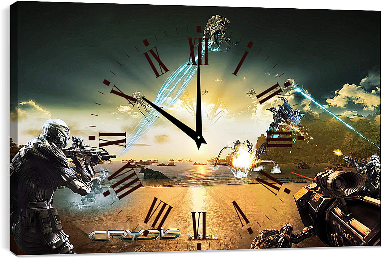 Часы картина - Crysis
