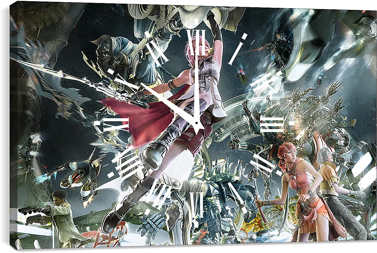 Часы картина - Final Fantasy XIII
