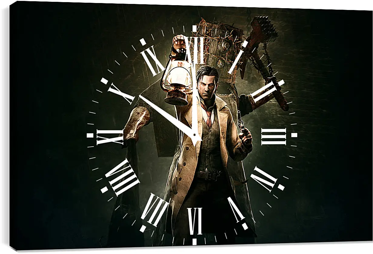 Часы картина - The Evil Within
