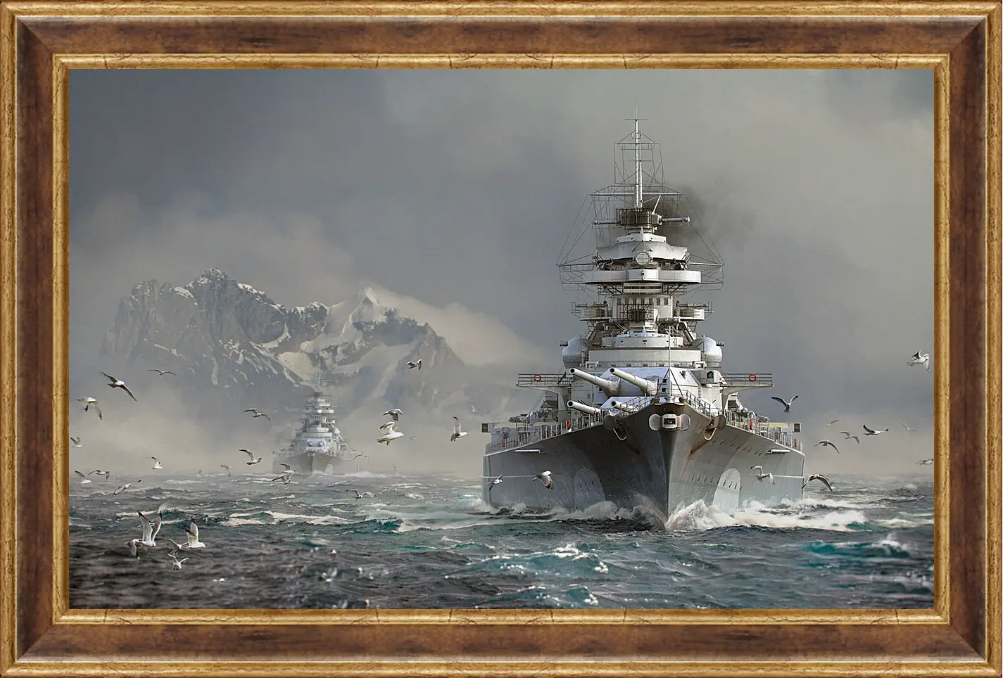 Картина в раме - World Of Warships