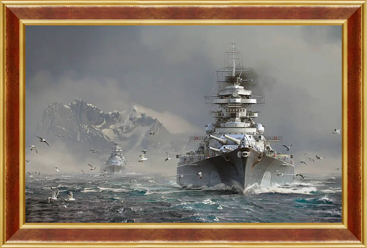 Картина в раме - World Of Warships