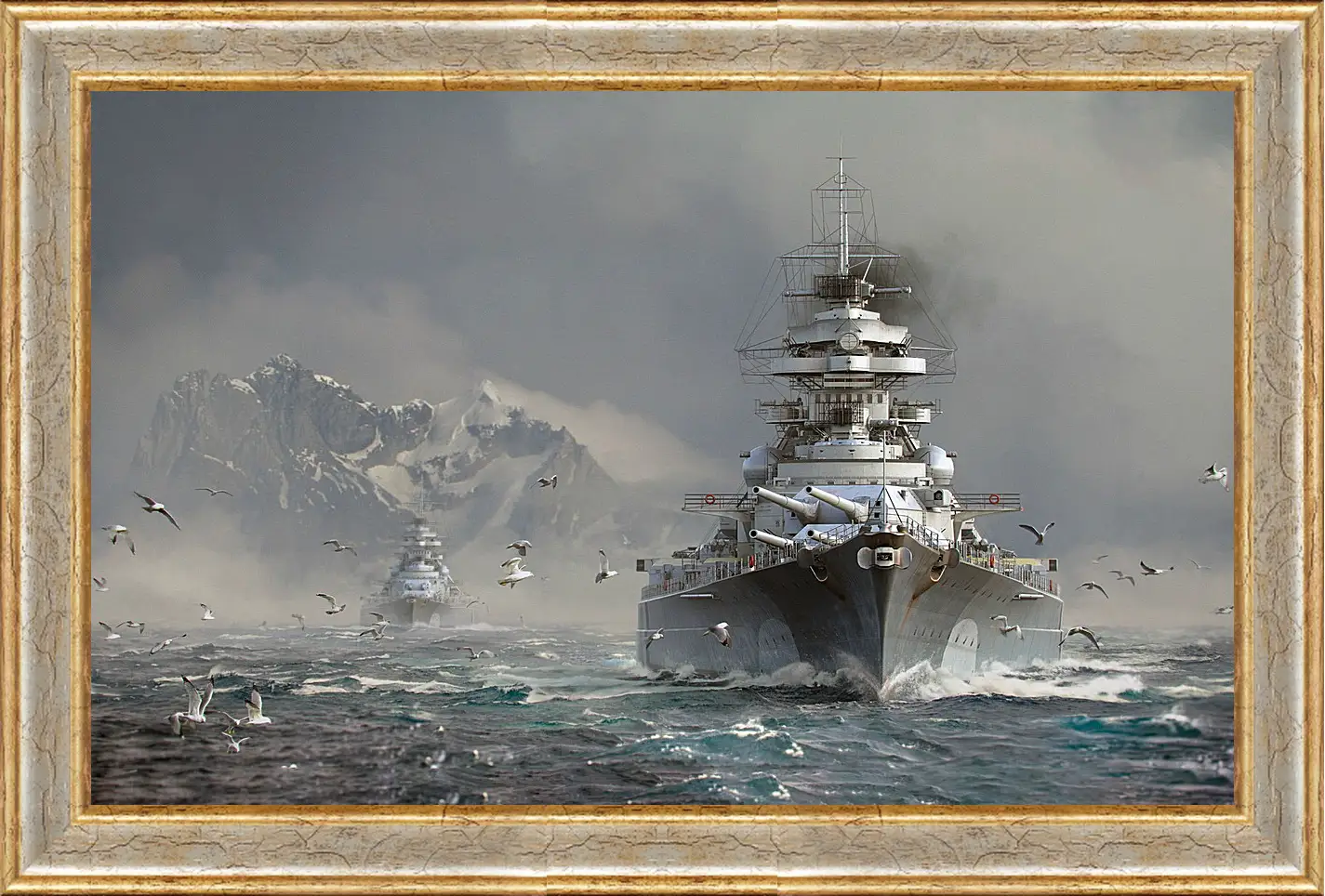 Картина в раме - World Of Warships