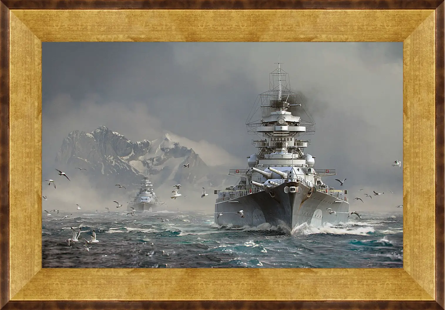 Картина в раме - World Of Warships