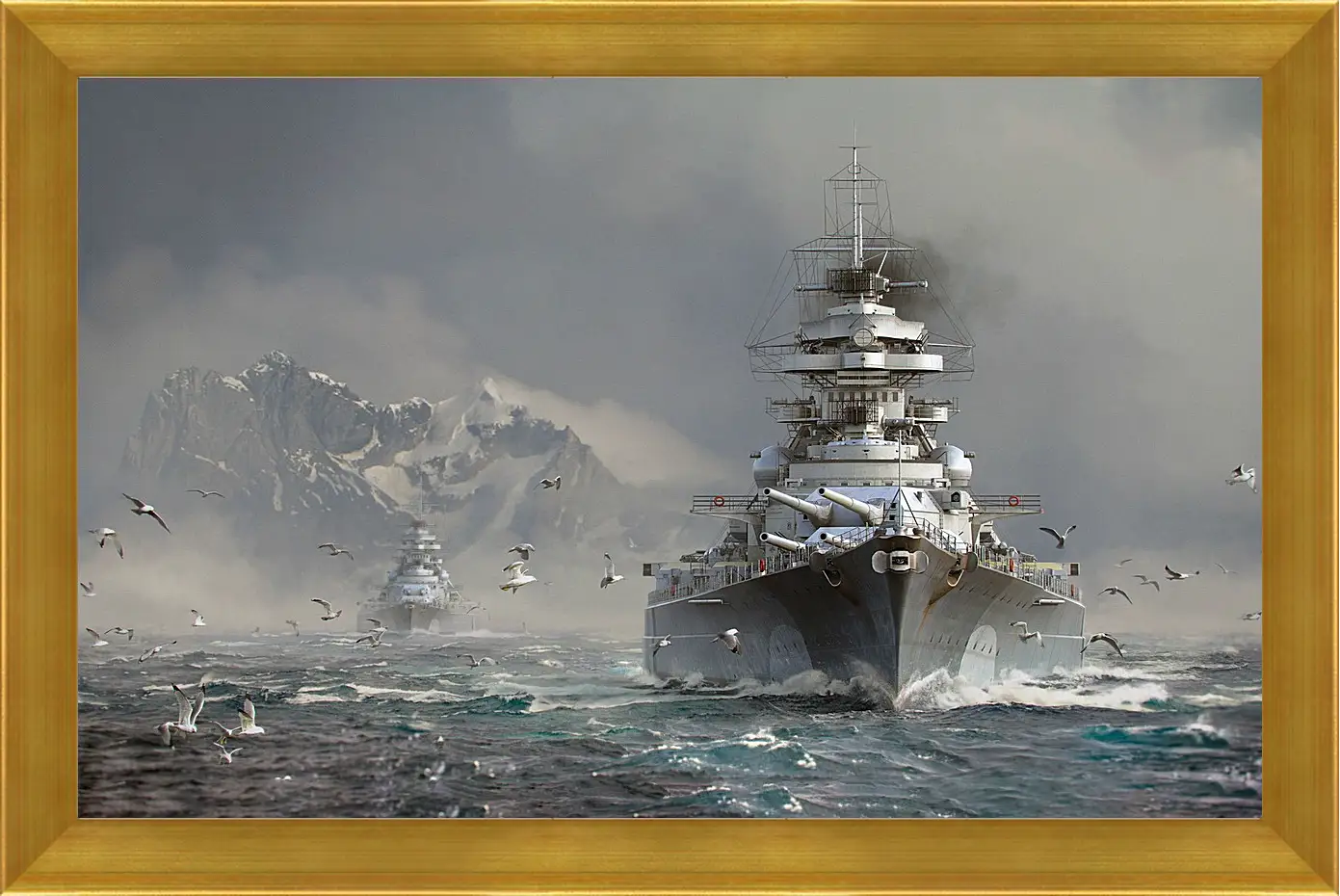 Картина в раме - World Of Warships