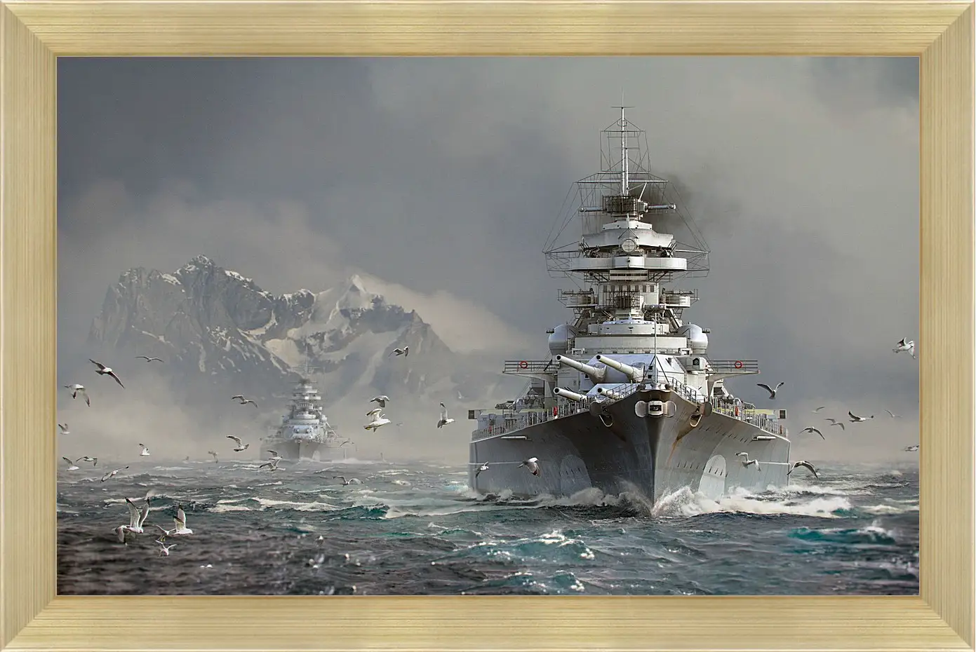 Картина в раме - World Of Warships