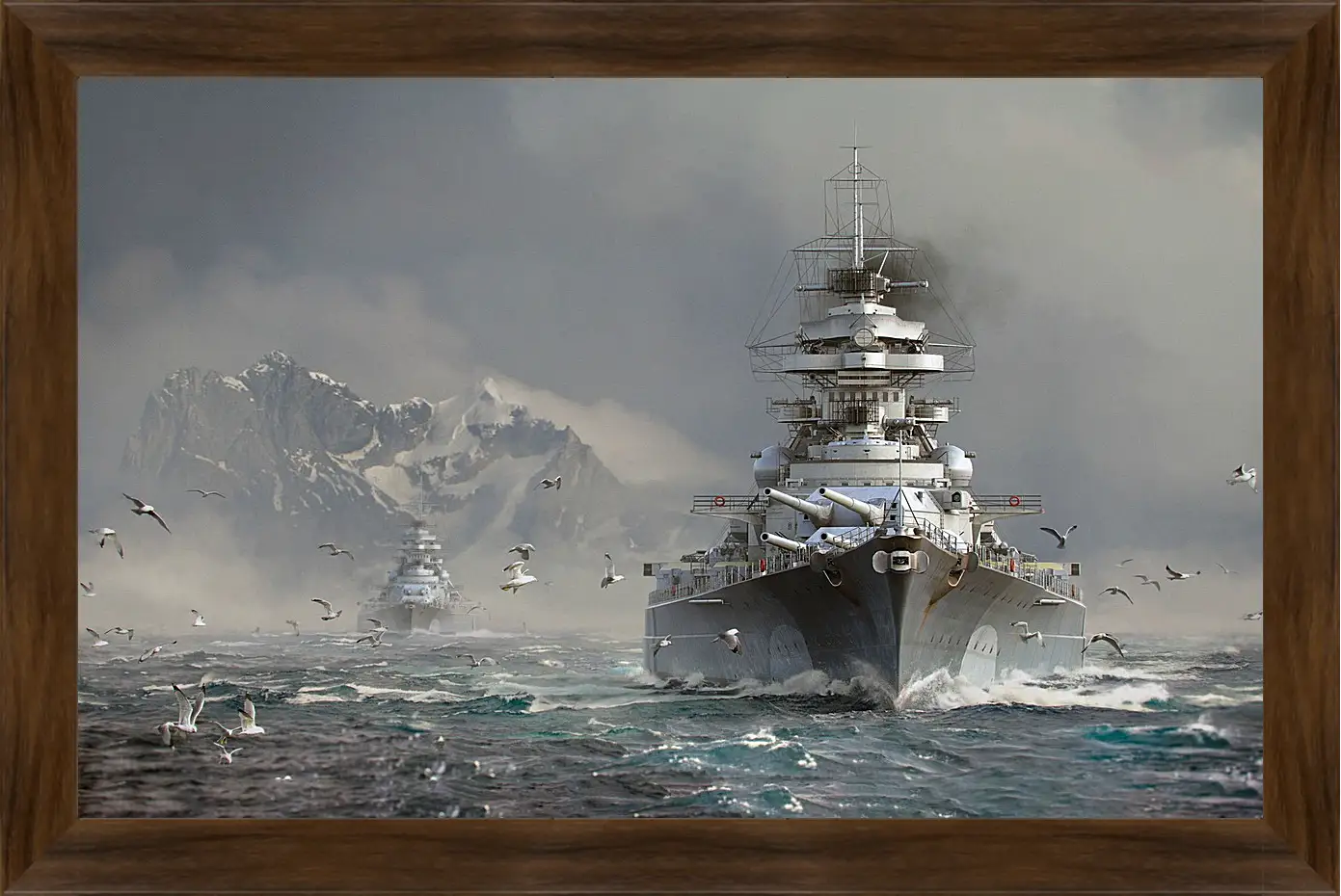 Картина в раме - World Of Warships