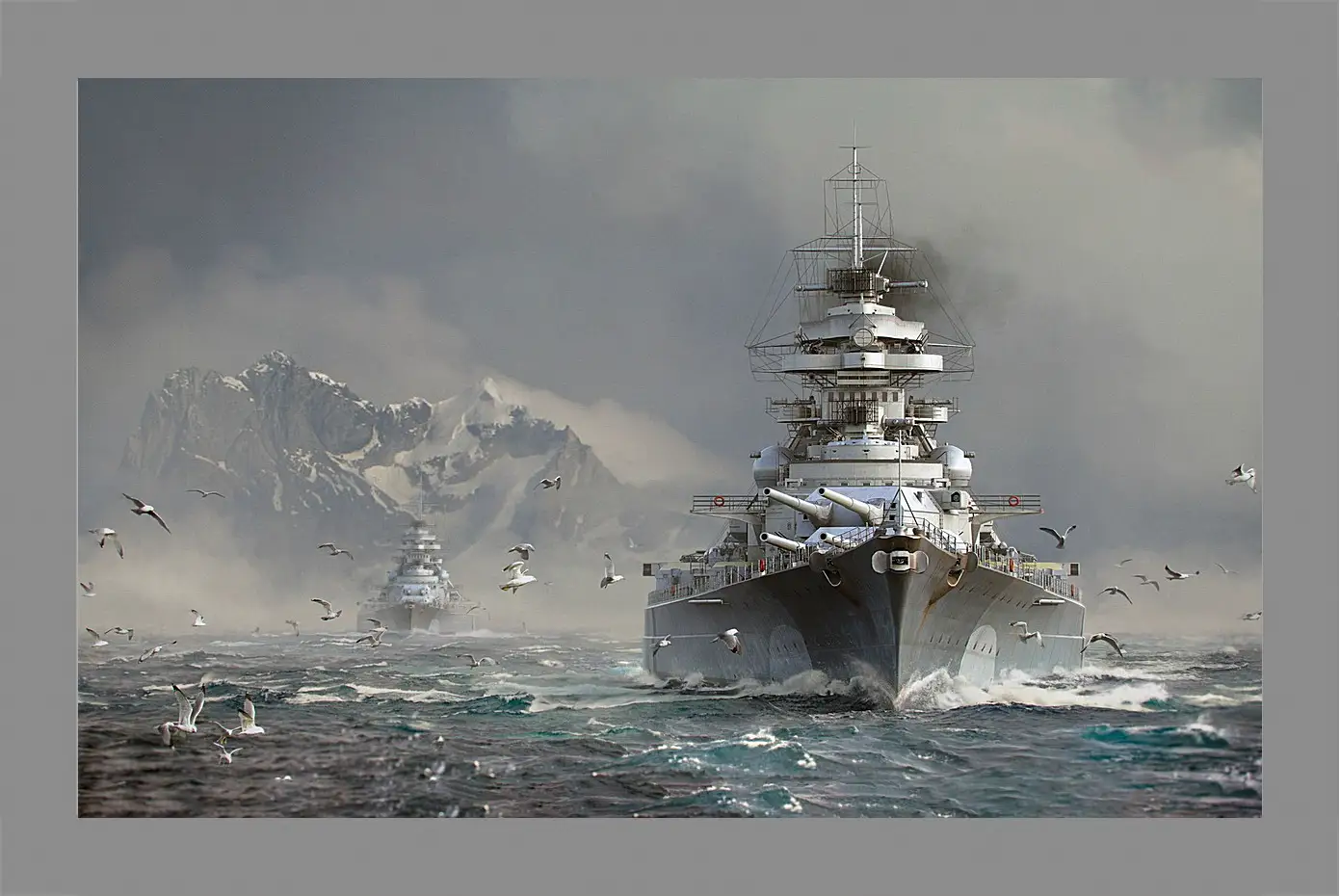 Картина в раме - World Of Warships