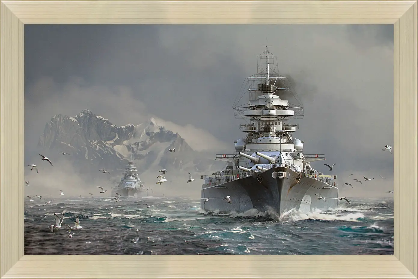 Картина в раме - World Of Warships