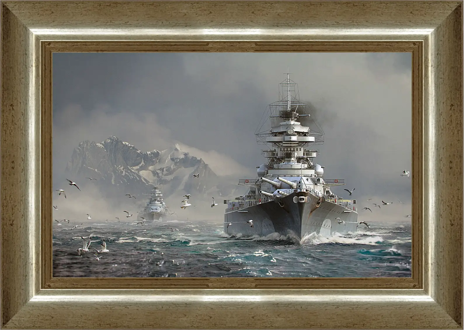 Картина в раме - World Of Warships