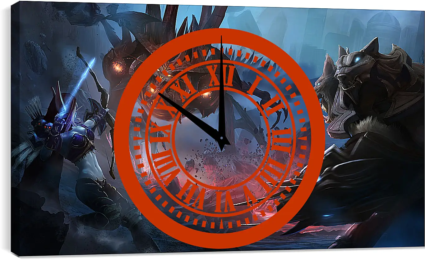 Часы картина - Heroes Of The Storm
