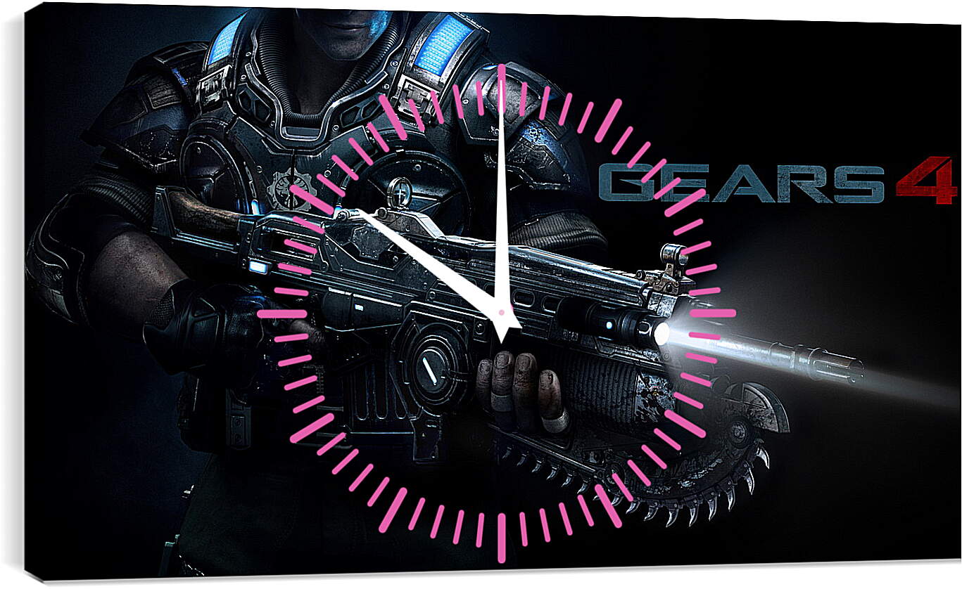 Часы картина - Gears Of War 4
