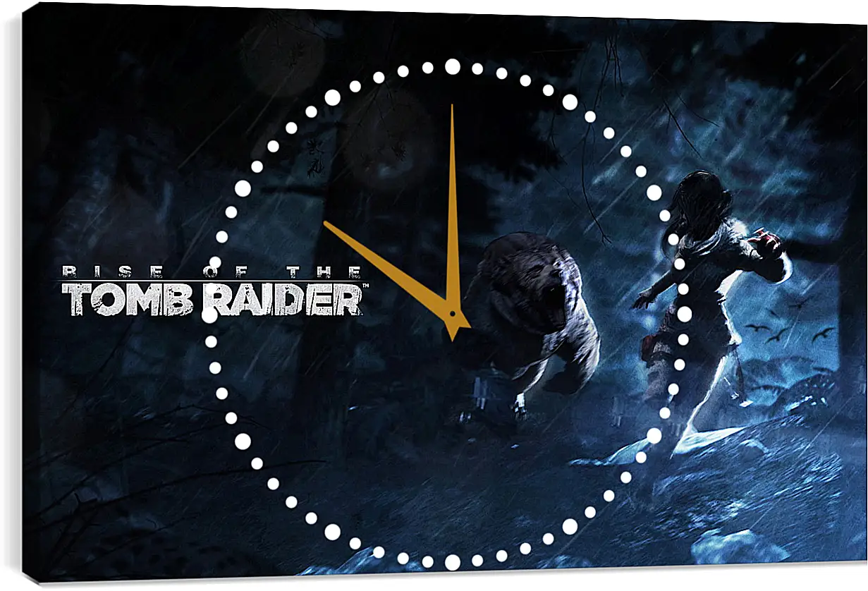 Часы картина - Rise Of The Tomb Raider