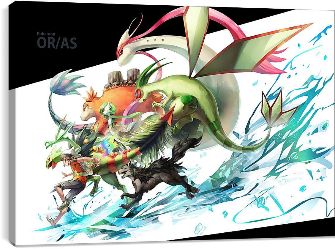 Постер и плакат - Pokémon Omega Ruby And Alpha Sapphire
