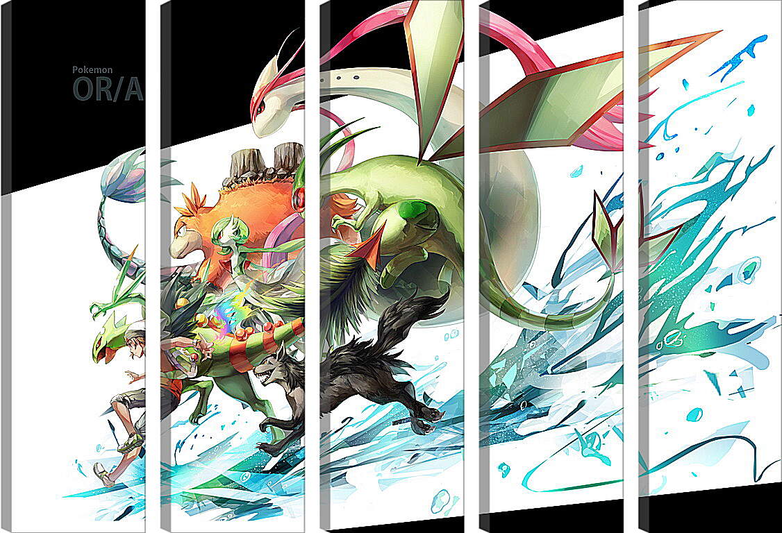 Модульная картина - Pokémon Omega Ruby And Alpha Sapphire
