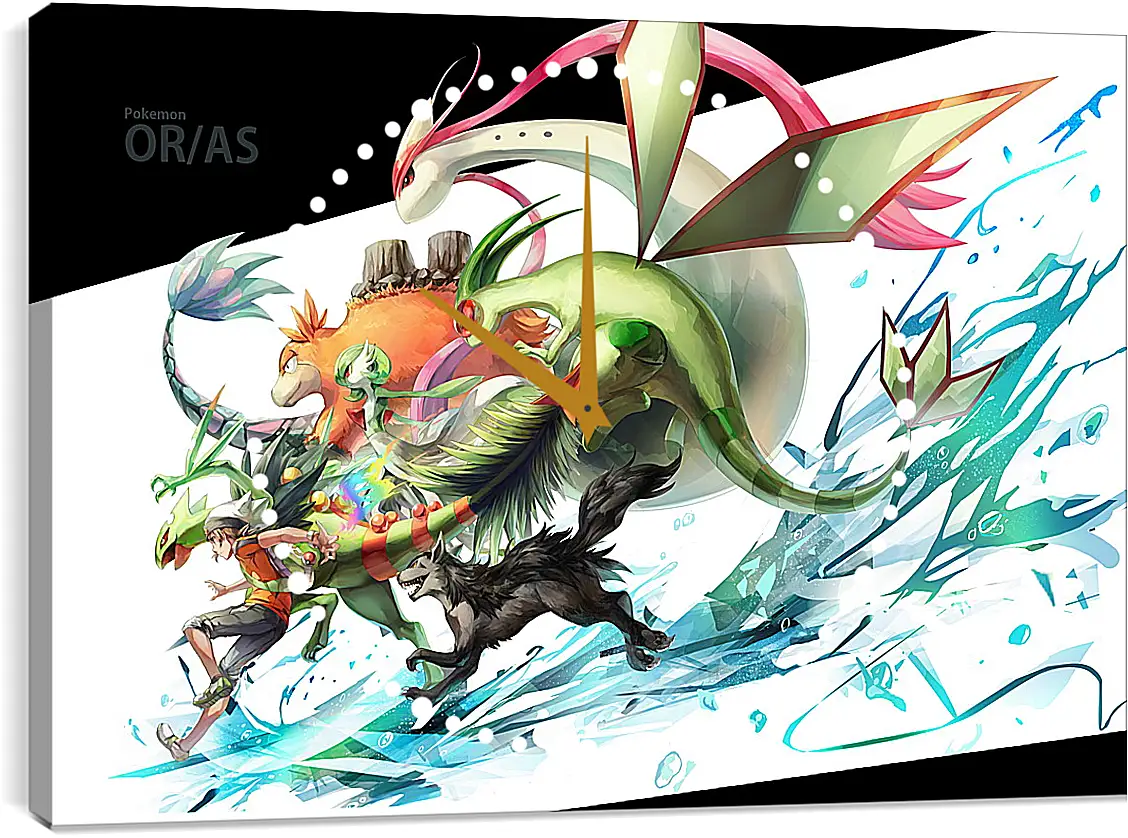 Часы картина - Pokémon Omega Ruby And Alpha Sapphire
