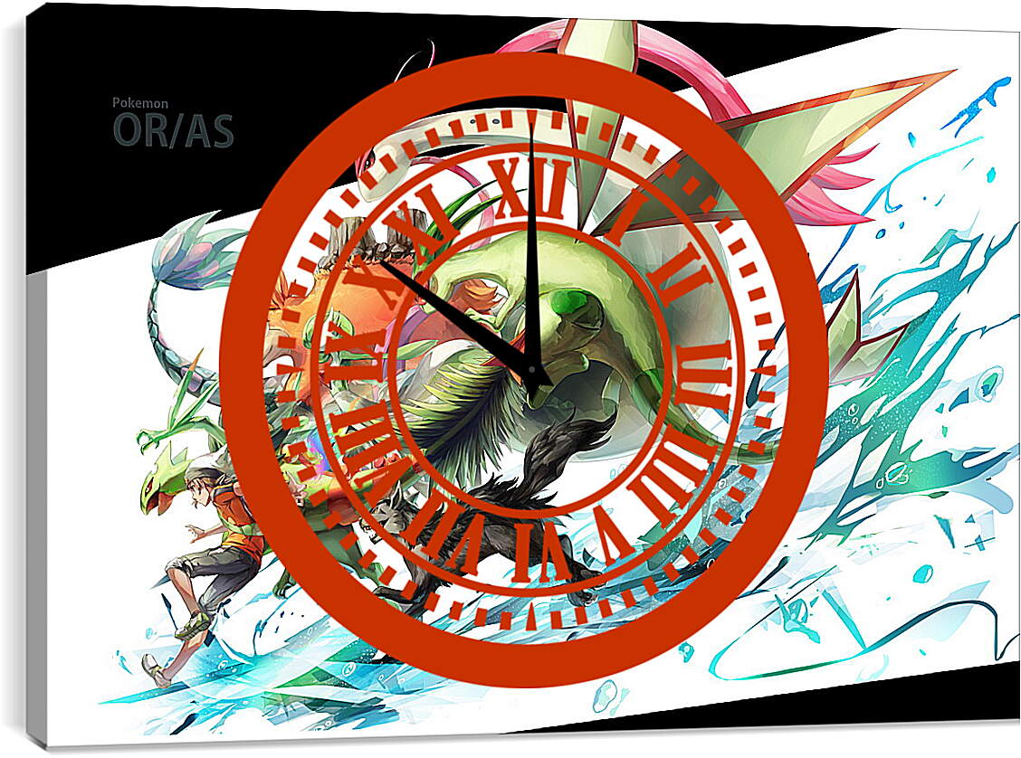 Часы картина - Pokémon Omega Ruby And Alpha Sapphire
