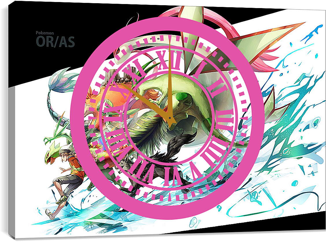 Часы картина - Pokémon Omega Ruby And Alpha Sapphire
