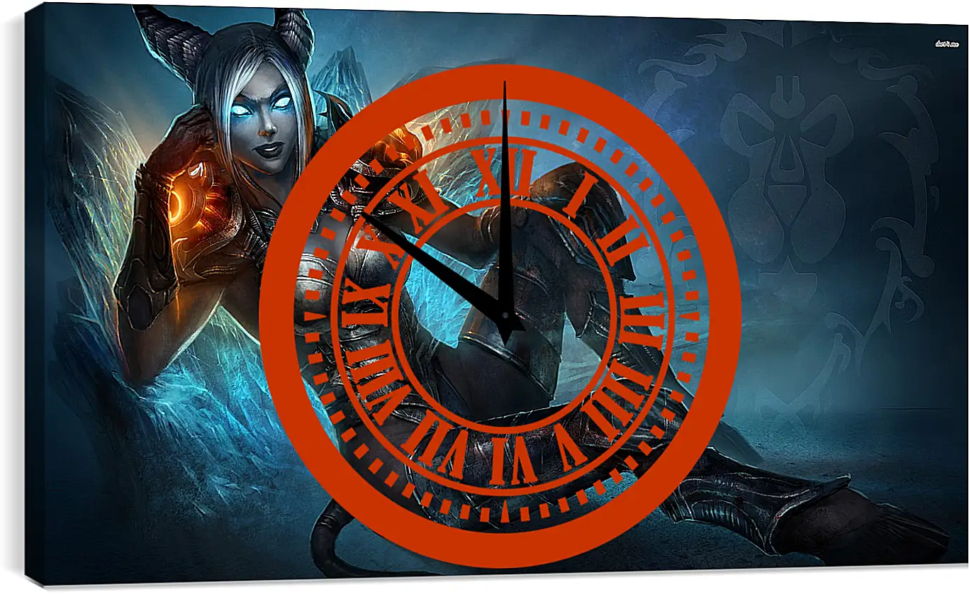 Часы картина - World Of Warcraft