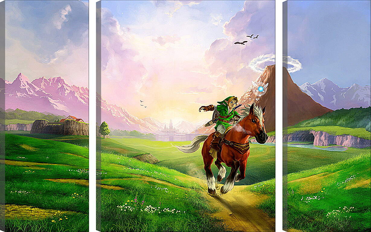 Модульная картина - The Legend Of Zelda: Ocarina Of Time
